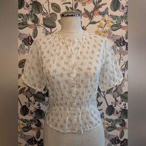 Dôen- Narcissa Blouse- Size XS